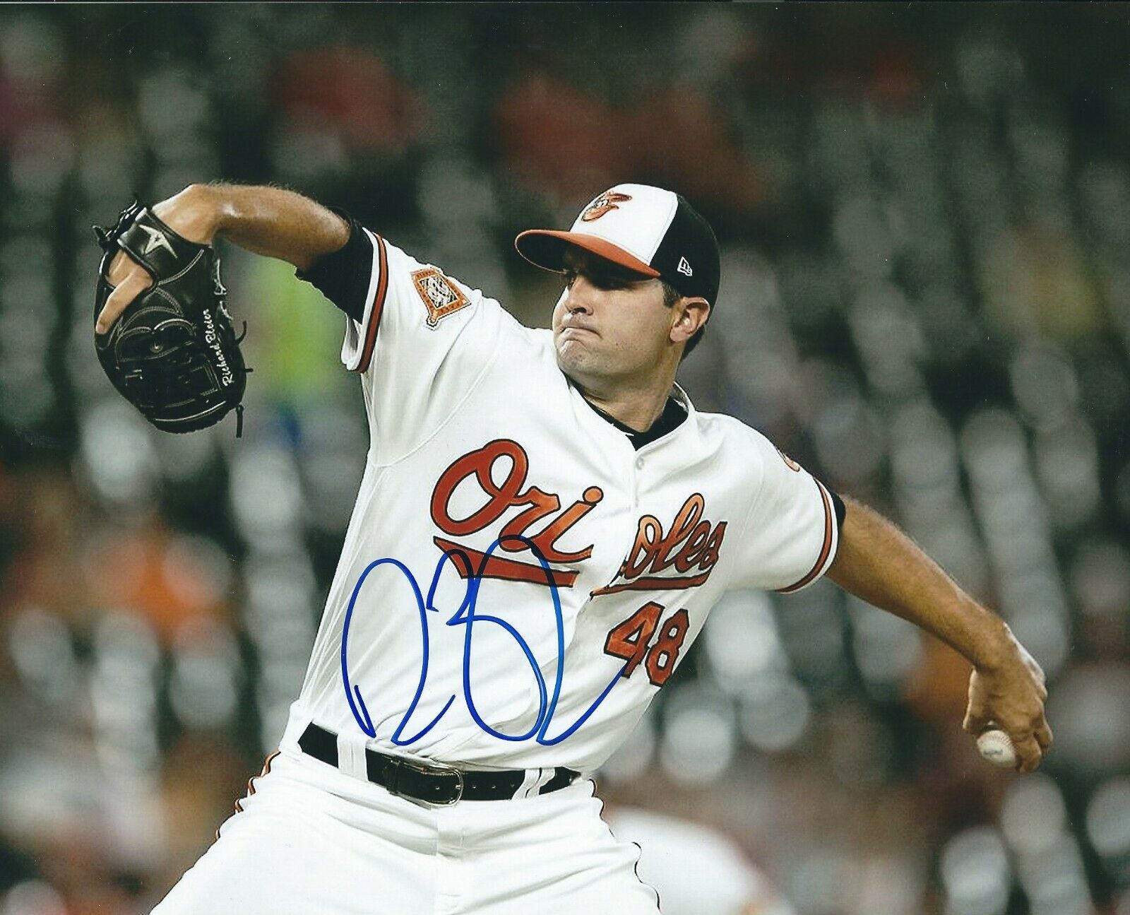 AUTOGRAPHED 8x10 RICHARD BLEIER Baltimore Orioles Photo Poster painting W/COA