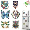 6Pcs Acryl Tiere - 5d DIY Handwerk Aufkleber Magnet