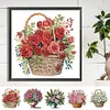 Flower Basket-Partial Special Shaped Diamond Painting 30*30CM