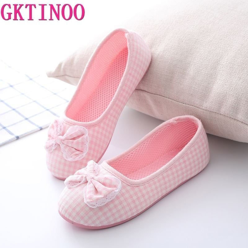 GKTINOO 2021 Winter-Autumn At Home Thermal Cotton-Padded Slippers Women's Cotton Slippers Indoor Slippers With Soft Outsole Shoe