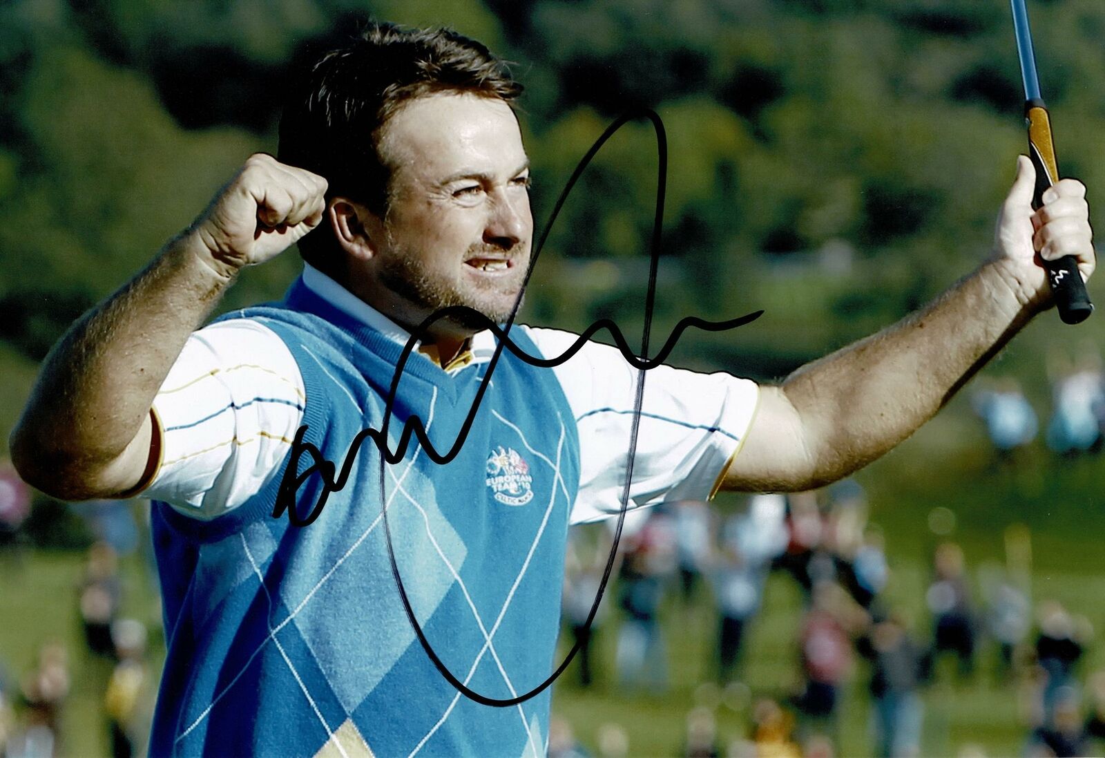 Graeme McDowell Signed 12X8 Photo Poster painting Genuine Signature (3080)