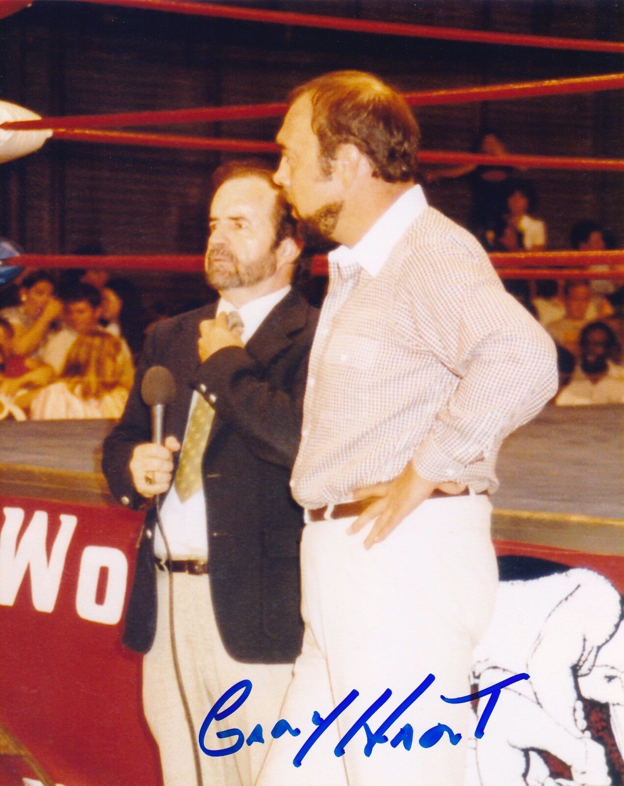 Gary Hart autographed 8x10 #4 WCCWDeceased