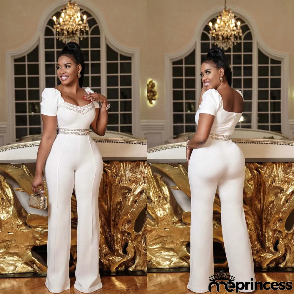 Sexy Fashion V-Neck Jumpsuit