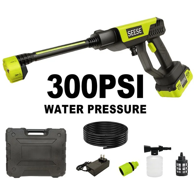 😱Limited Stock-Today Only $19.99🎁SEESE Cordless Pressure Washer and Single Port Charger Base