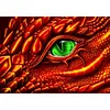 Diamond Painting -DIY Round Drill Dragon Eye