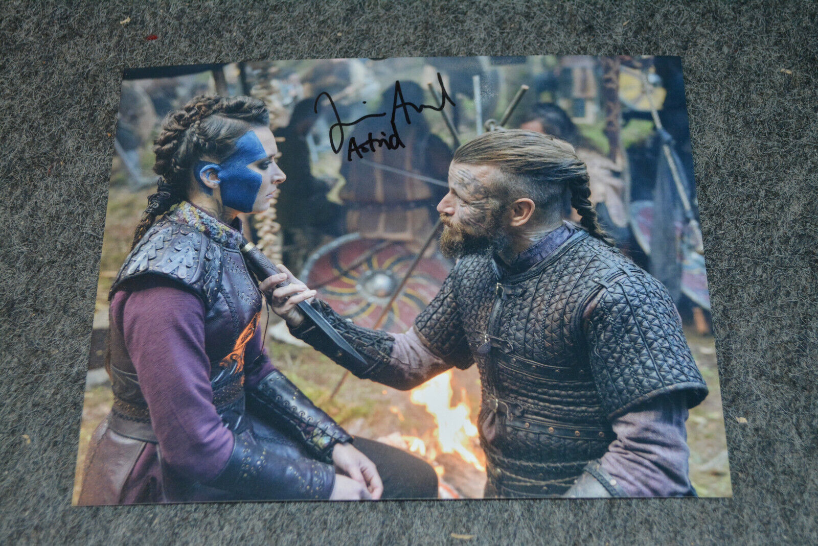 JOSEFIN ASPLUND signed autograph In Person 8x10 20x25 cm VIKINGS