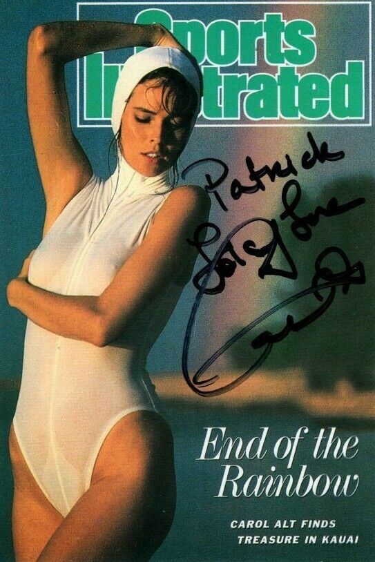 CAROL ALT Autographed Signed SPORTS ILLUSTRATED Photo Poster paintinggraph - To Patrick