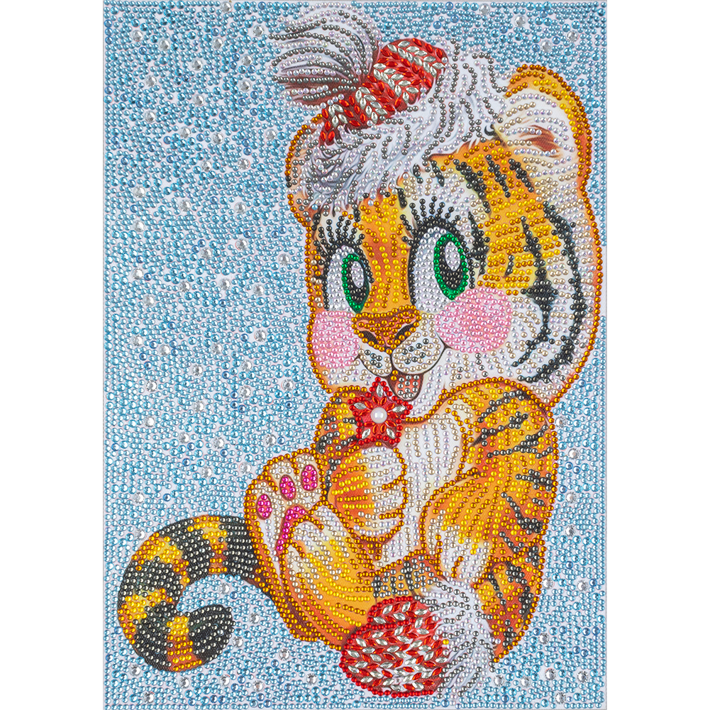 

Cute Tiger - Crystal Special Shaped Diamond Painting - 30*40CM, 501 Original