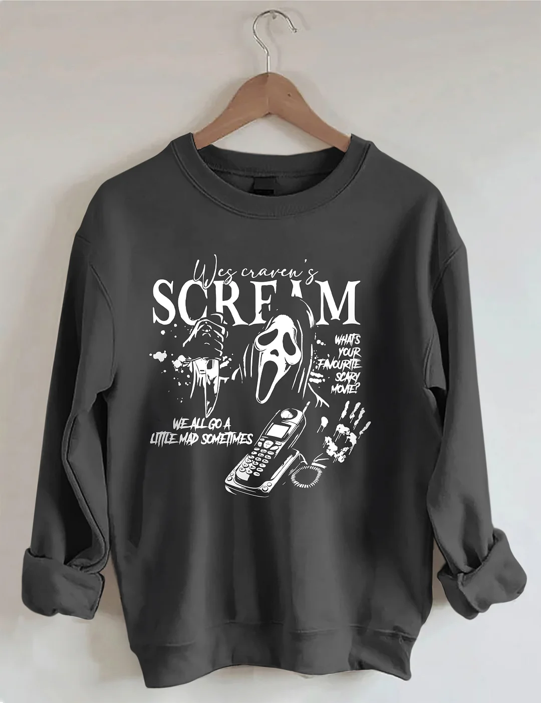 Vintage Ghostface Halloween Sweatshirt