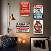 5pcs - Kids Electricity Will Kill You - Warning Vintage Metal  Sign (12*16Inch)