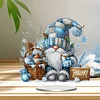 Diamond Painting Acrylic Single Sided January Snowflakes Gnome Gnome Ornaments Tabletop Home Office Decor