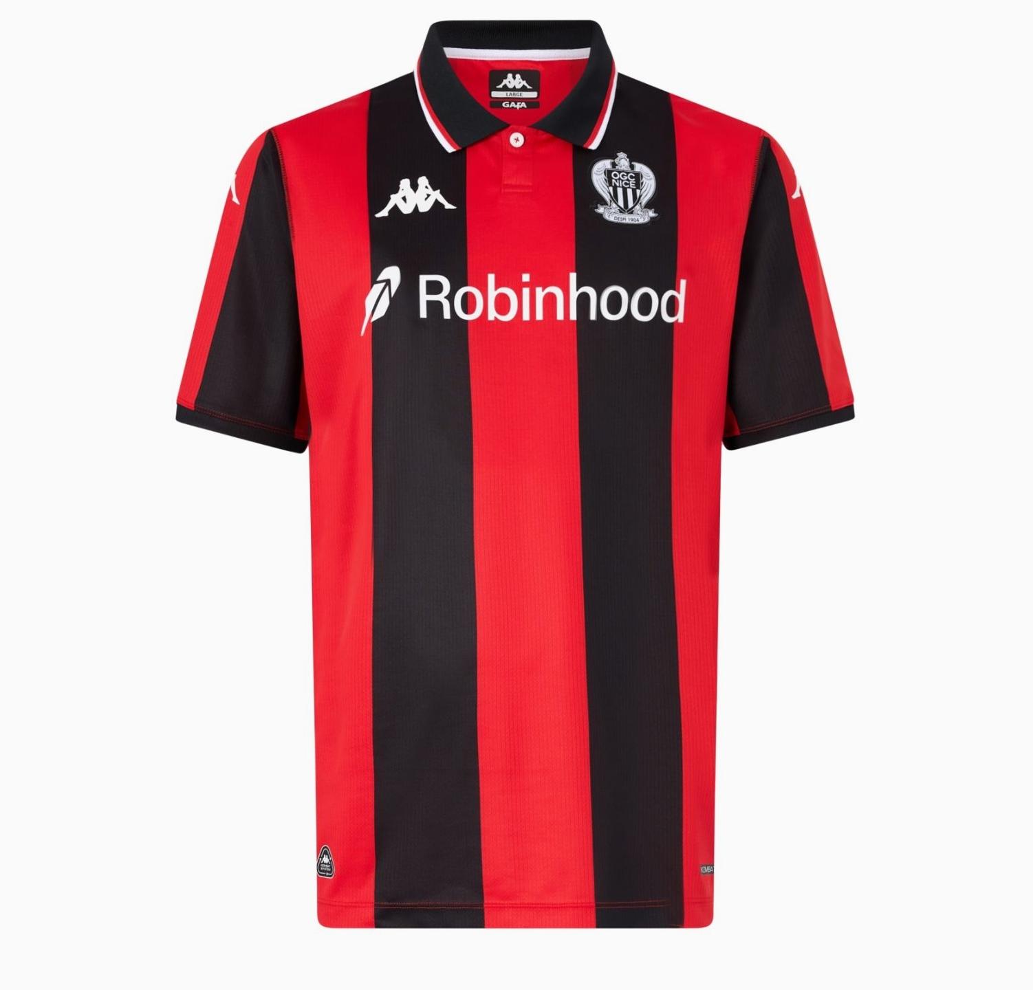 2025/2026 OGC Nice Home Football Shirt