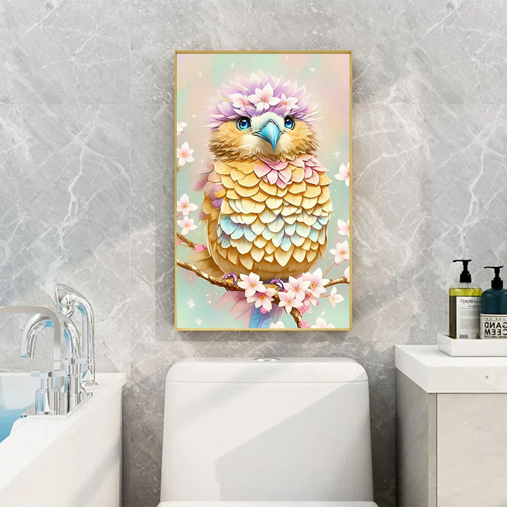 Full Round Diamond Painting 30*50cm - Owl