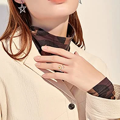 S925 Sterling Silver Sunflower Fidget Ring