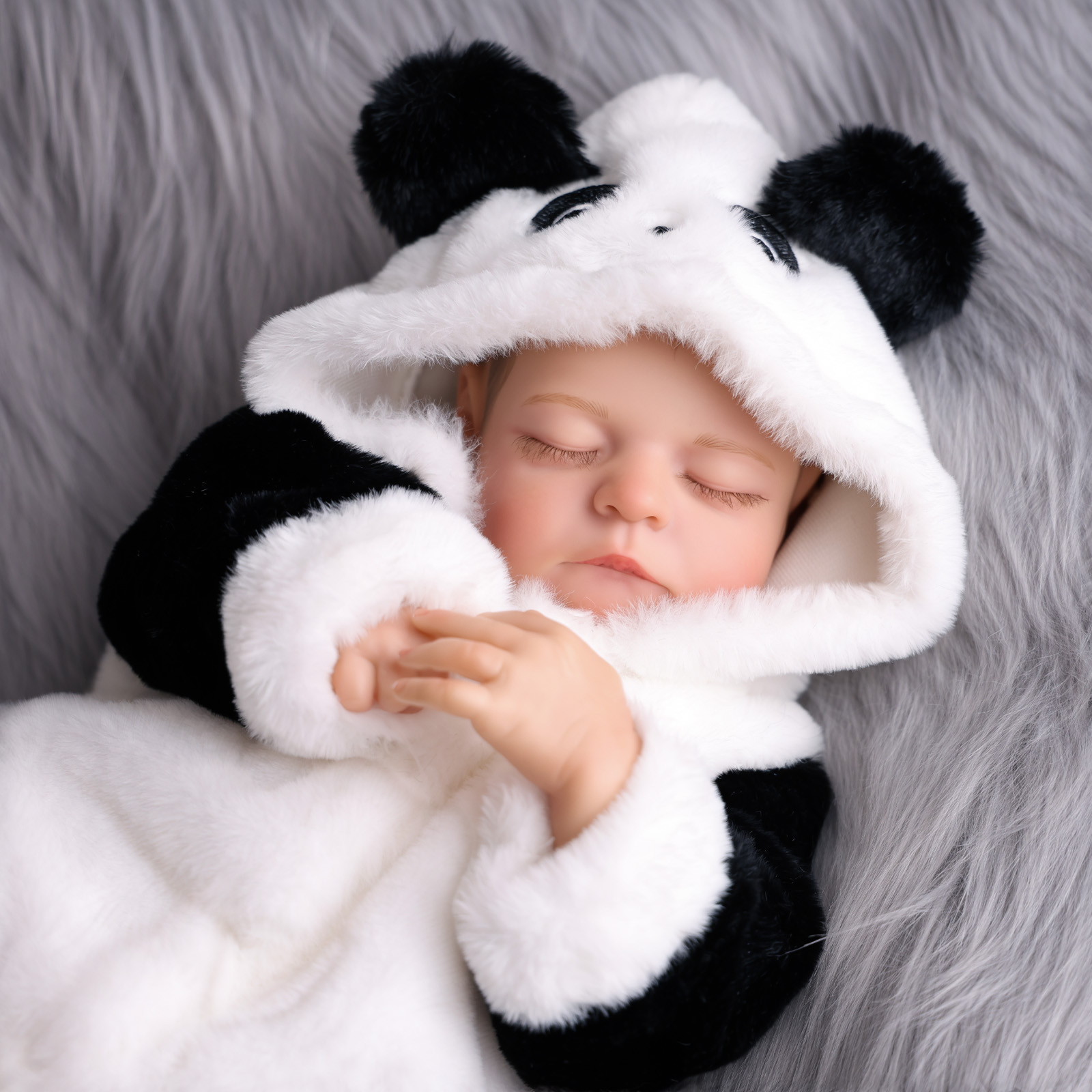 Babeside Sleeping Reborn Baby Noah 20'' Little Infant Boy Best Gift for Kids Panda-Heartbeat and Coos