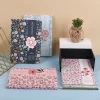24PCS Creative Y2K Design Floral A5 / A6 / A7 Girls Portable Writing Paper Notebooks Diary Meeting Stationery Gift