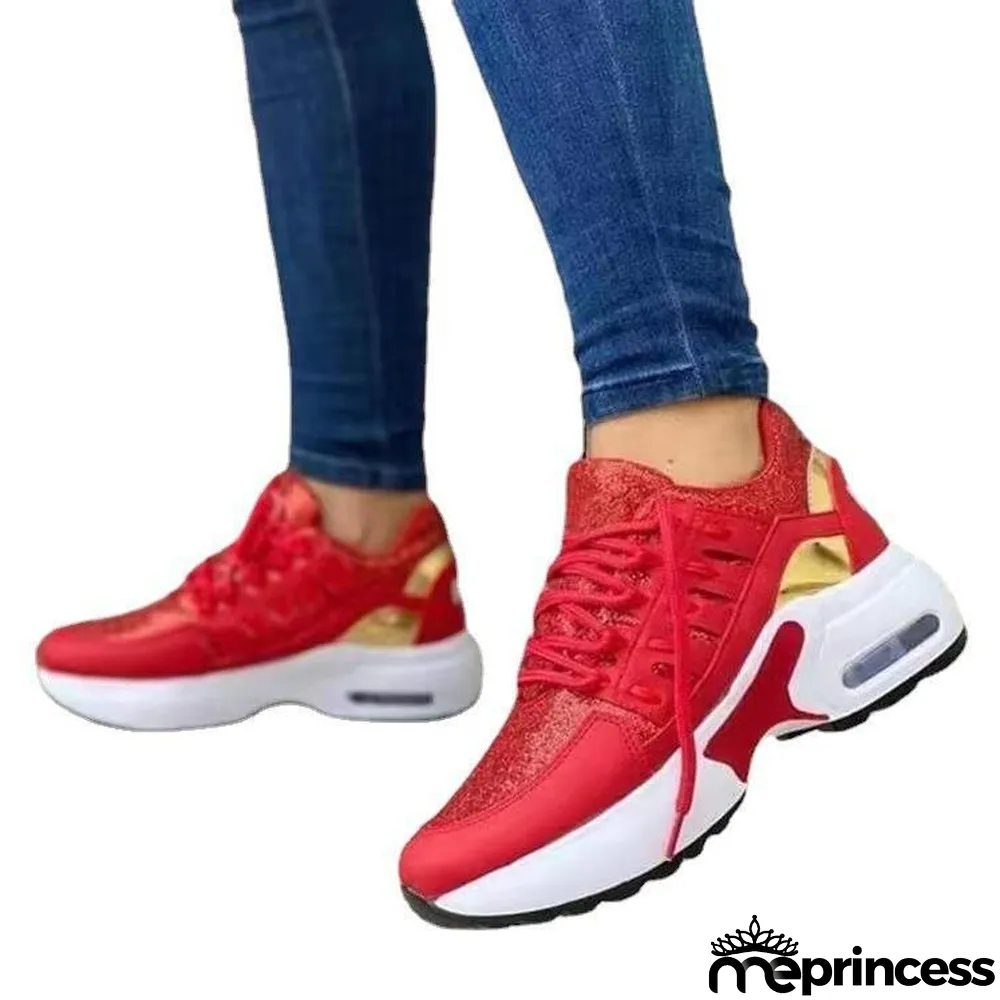Women lace-up mesh Sports shoes