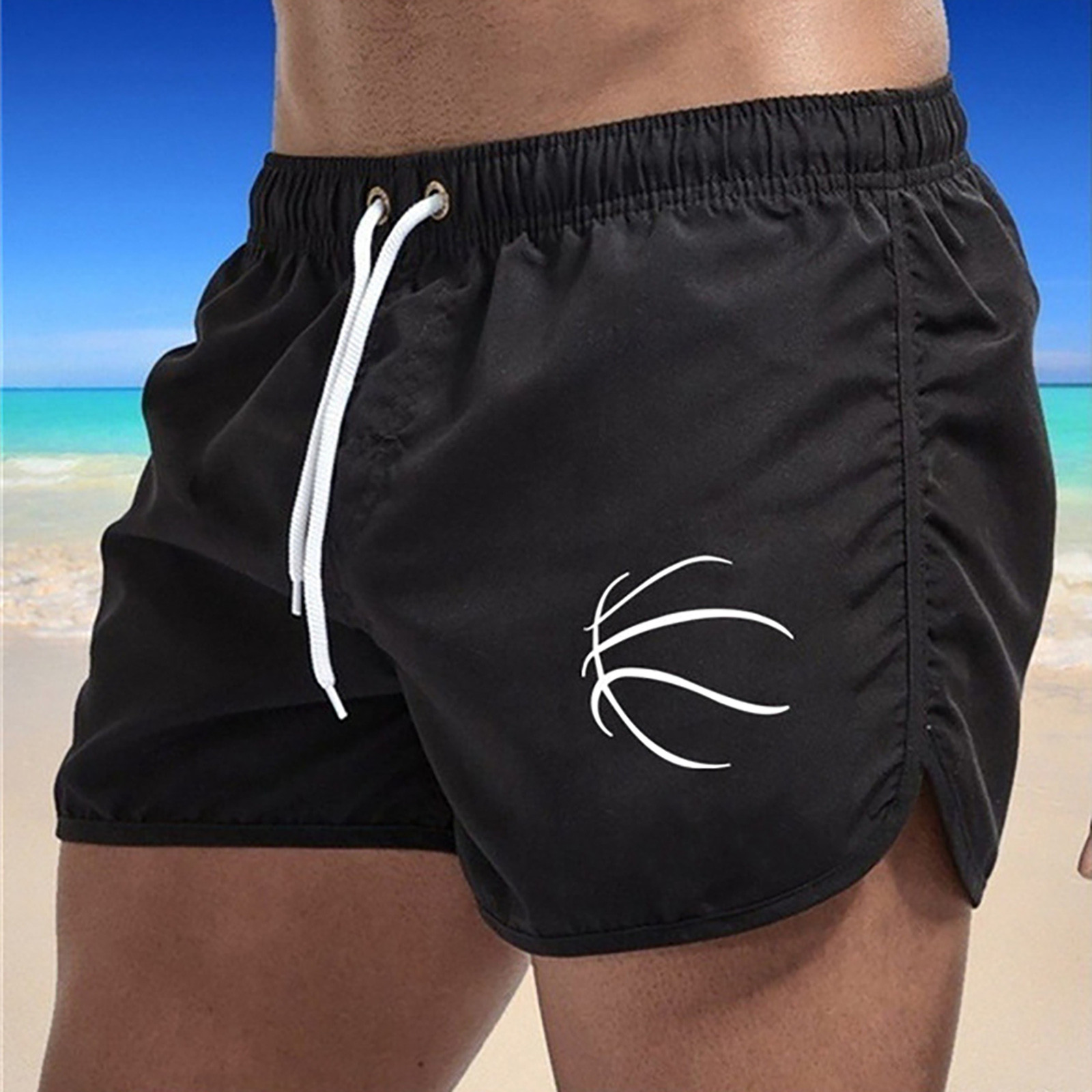 Swim Shorts mens shorts Swimsuit Swimwear Summer Board-Shorts Men's short bermuda-surf Sports Trunks pants gym Surfing Quick-Drying Beach
