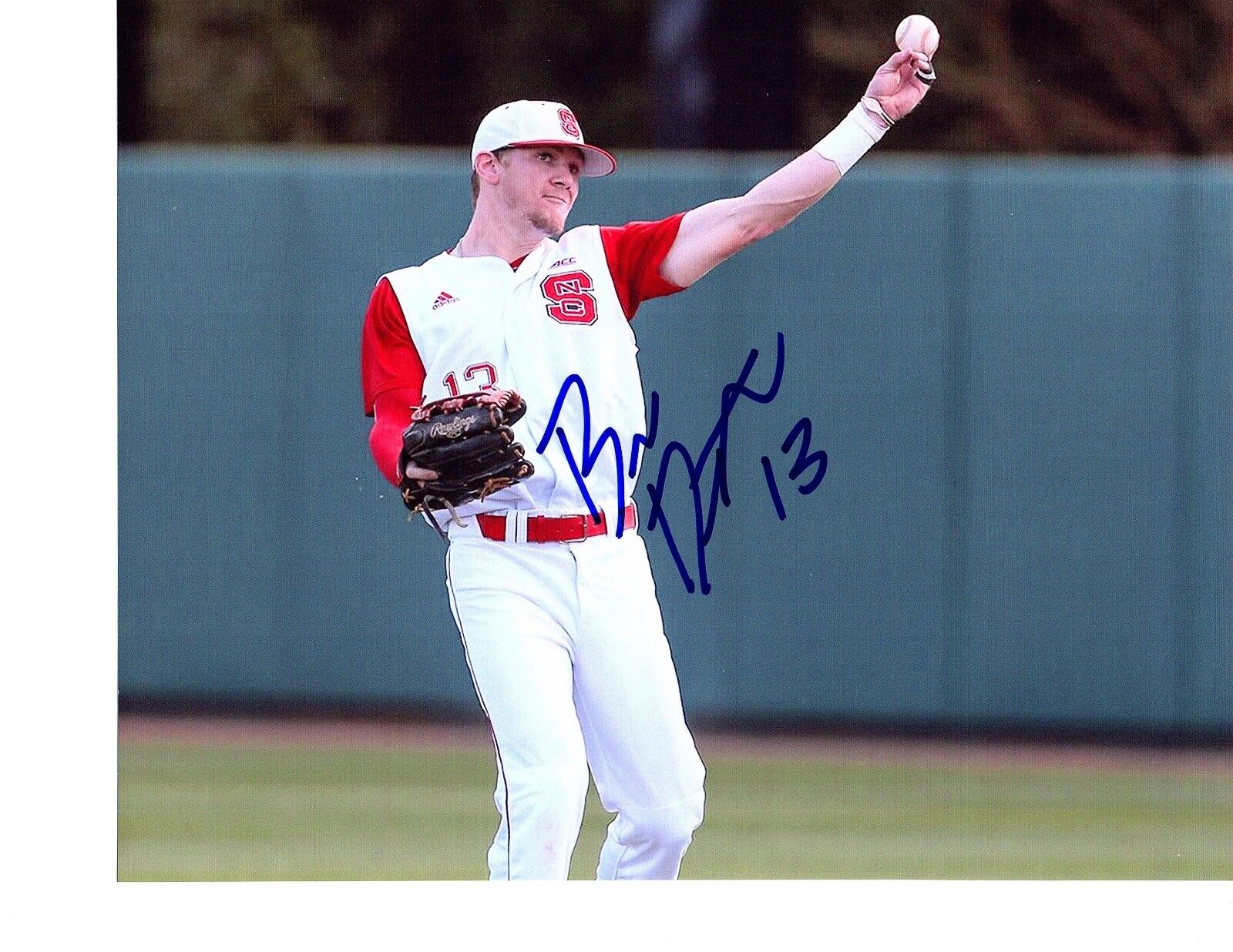 Brock Deatherage NC State Signed 8x10 Photo Poster painting Autograph Detroit Tigers baseball c