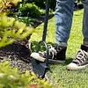 Serrated Step Trimming Shovel Half Moon Lawn Edger for Home Courtyards Driveways