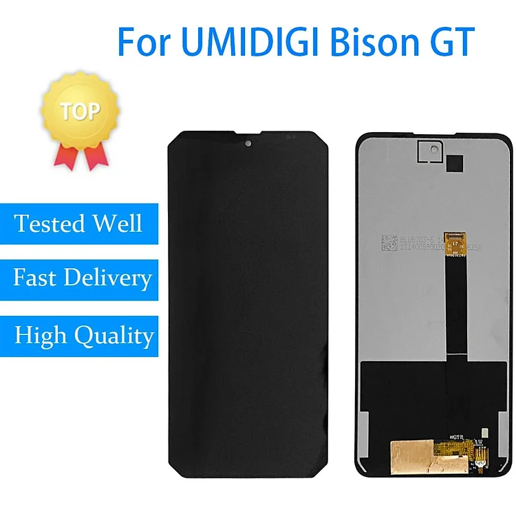 For UMIDIGI Bison GT LCD Display Touch Screen Digitizer Assembly Replacement Bison GT LCD Display Pantalla Repair Parts