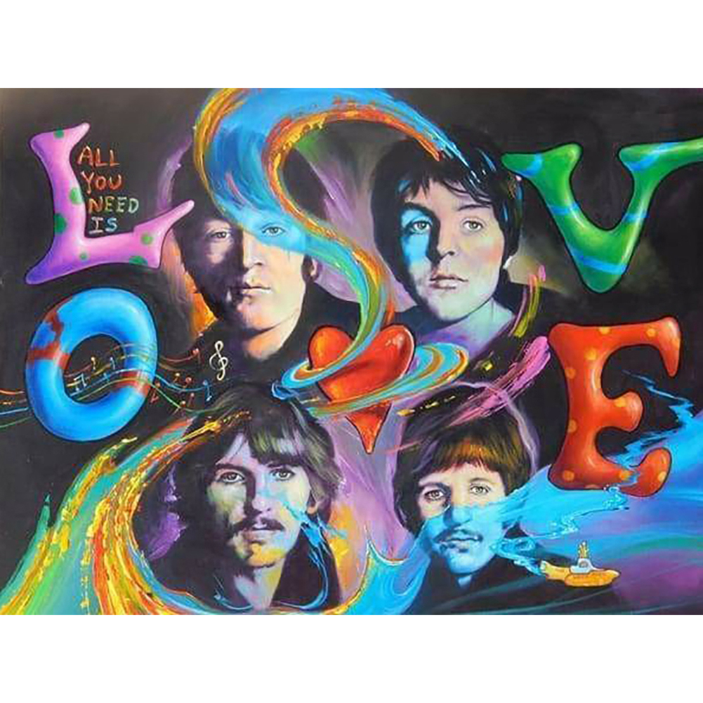 

The Beatles - Round Drill Diamond Painting - 50*40CM, 501 Original