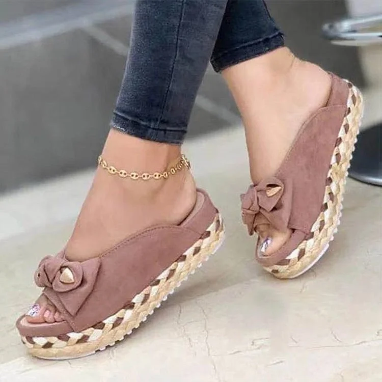 Women Sandals Sweet Summer Shoes Women Low Heels Sandals Slip On Flat Shoes Female Slippers Casual Chaussure Femme Beach Sandals