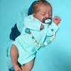 17" Soft Weighted Body Cute Lifelike Handmade Silicone Reborn Sleeping Baby Boy Doll Soren - RBBI-Myrebornbabydoll&reg; Myrebornbabydoll&reg;