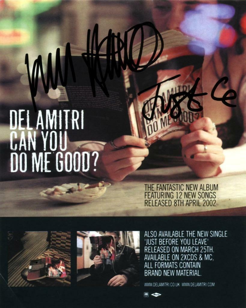 Del Amitri SIGNED AUTOGRAPHED 10 X 8 REPRODUCTION Photo Poster painting PRINT