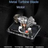 Metal turbine brushless motor model supercharger turbine model aviation engine cnc toy high speed