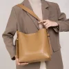 Plain Color Large Capacity Women's Shoulder Bag