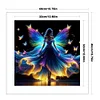 (Multi-Style) Colorful Butterfly Girl-11CT Stamped Cross Stitch 40*40cm