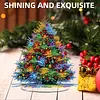 Neon Christmas Tree Diamond Dot Painting Ornament DIY Double Sided Acrylic