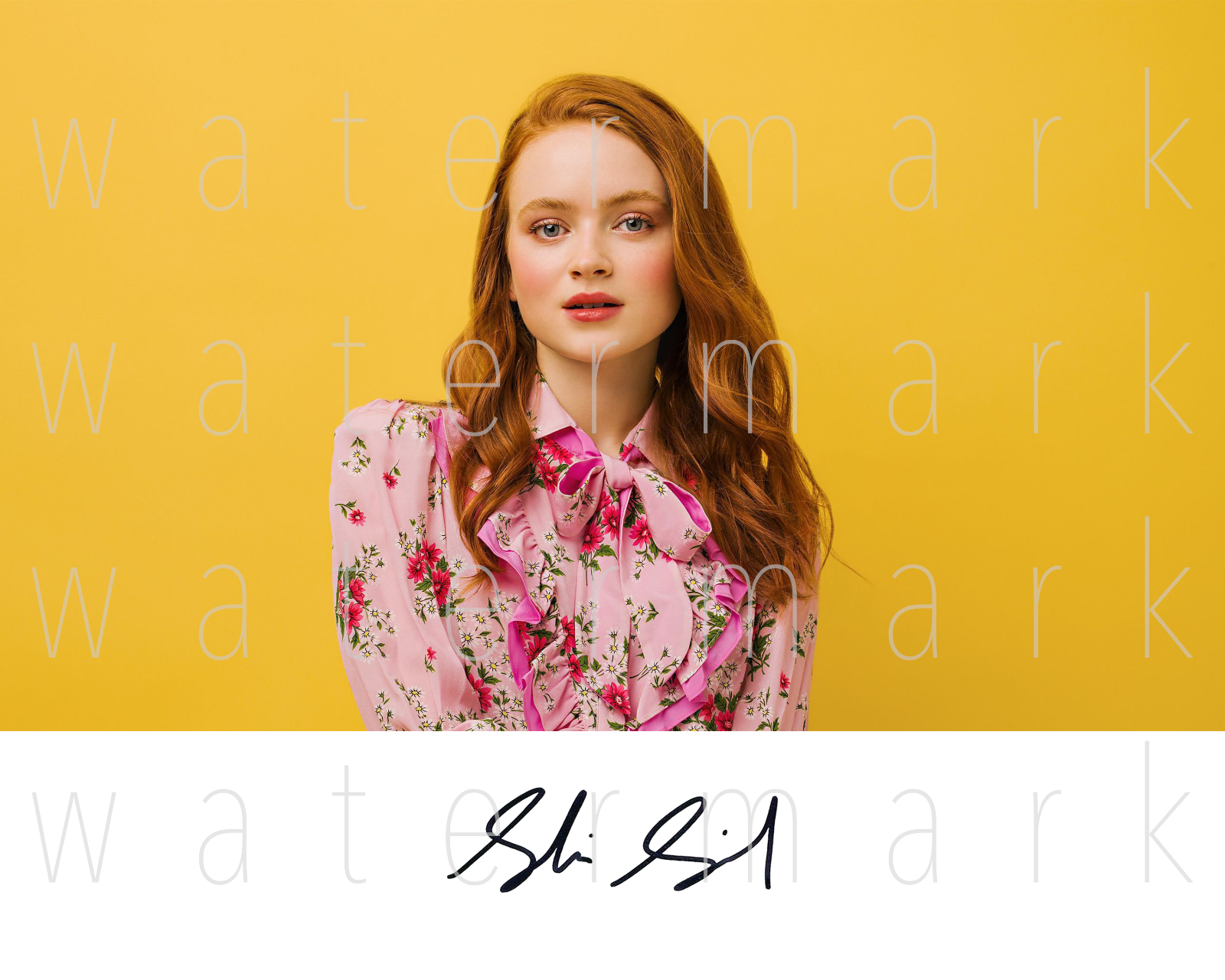 Sadie Sink signed sexy hot beautiful 8X10 Photo Poster painting picture poster autograph RP