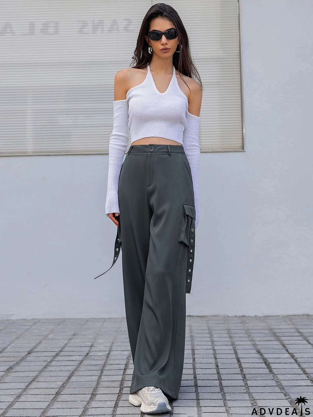 Wide Leg Cargo Pants