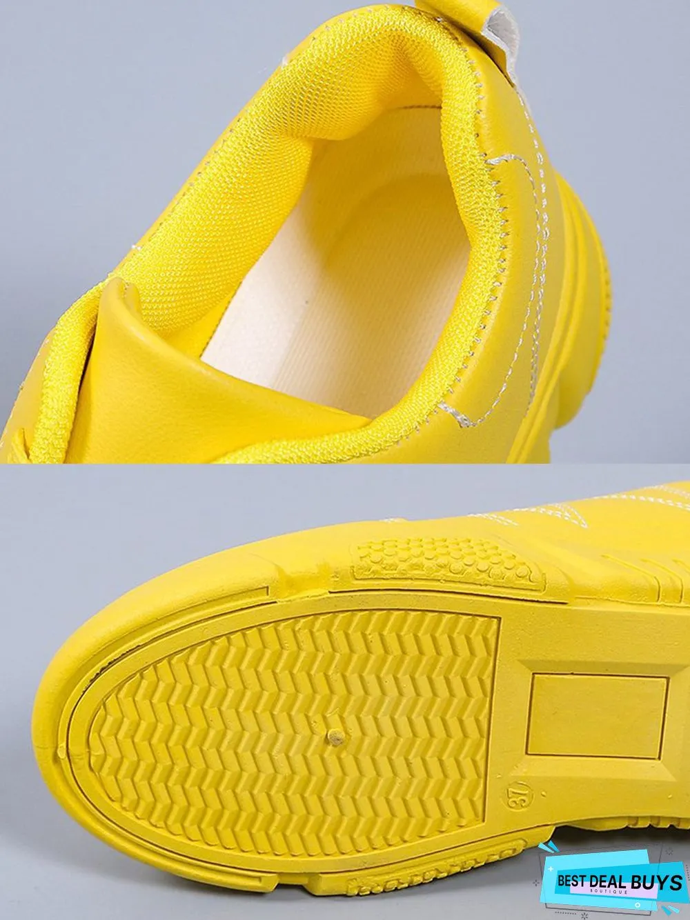 Casual Plain Color Skate Shoes