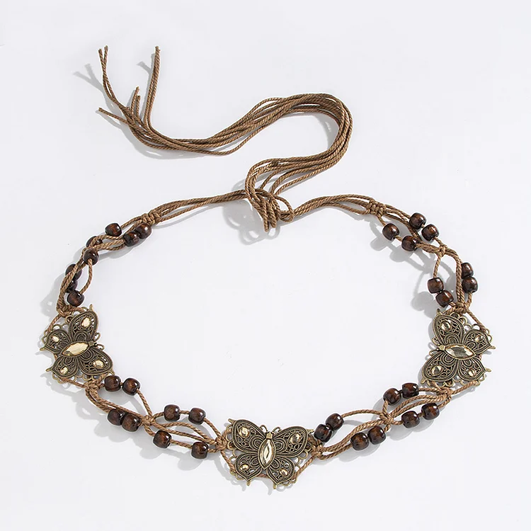 Butterfly Diamond Waist Cord