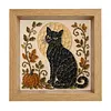 Black Cat Glass Mosaic DIY Craft Kit &ndash; Framed Halloween Wall Art