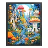 Mushroom Town-11CT Stamped Cross Stitch 65*80cm/25.59*31.5in (Big Size) tapestrymarket