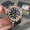 Rolex Yacht-Master 116695SATS Rainbow Sapphire Bezel "HARIBO" Black Dial 40mm Super Clone