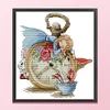 Sleeping Alice -16CT Stamped Cross Stitch Kit(26*28cm)