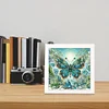 5D DIY Partial Special Shaped Drill Butterfly Diamond Painting With Frame Decor 19.2x19.2cm