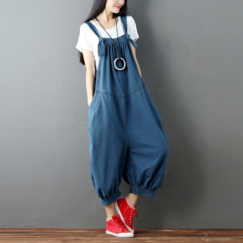 Casual Solid Color Jumpsuit