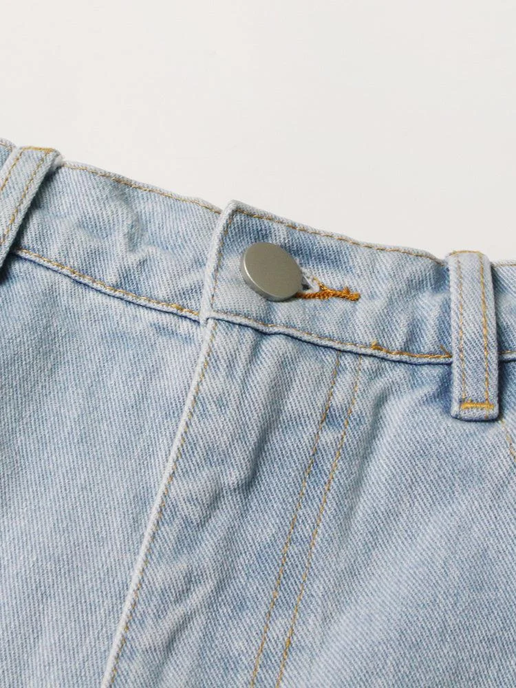 Brownm Embellished Cut-Out Jeans