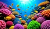 Luxury AB Velvet Diamond Painting Kit - Underwater World