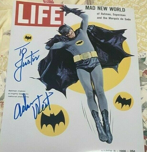 Adam West signed autographed 8x10 Photo Poster painting Batman Life Magazine Cover