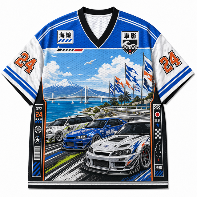 Techwear JDM Racing 024 SINGLE V2 Short Sleeve Jersey