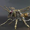 3D Metal Puzzles for Adults Model Kits: DIY to Build Mechanical Wasp Metal Assembly Toy Steel Jigsaw Brain Teaser Puzzle