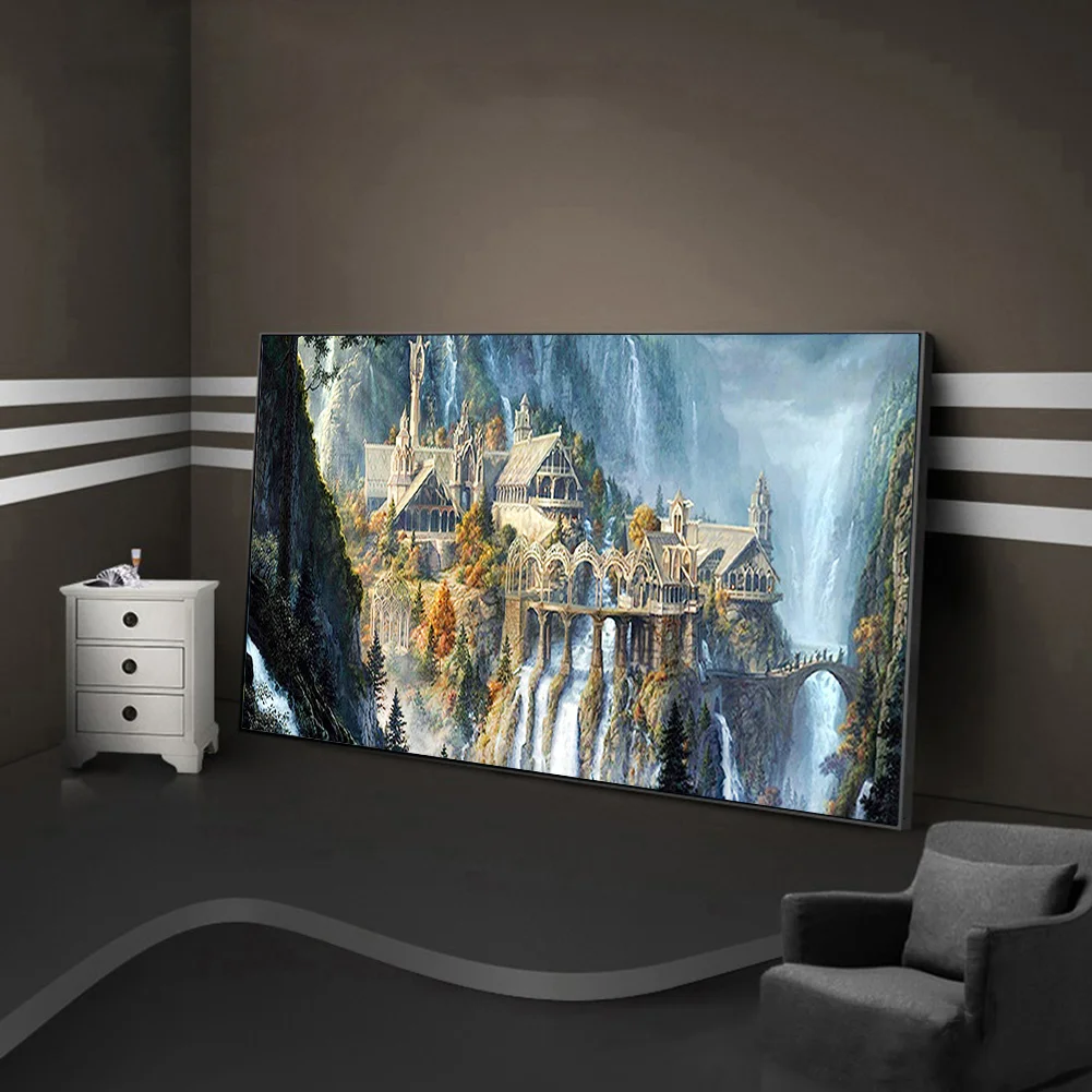 Diamond Painting - Full Square Drill - Mountain Attic(80*40cm)