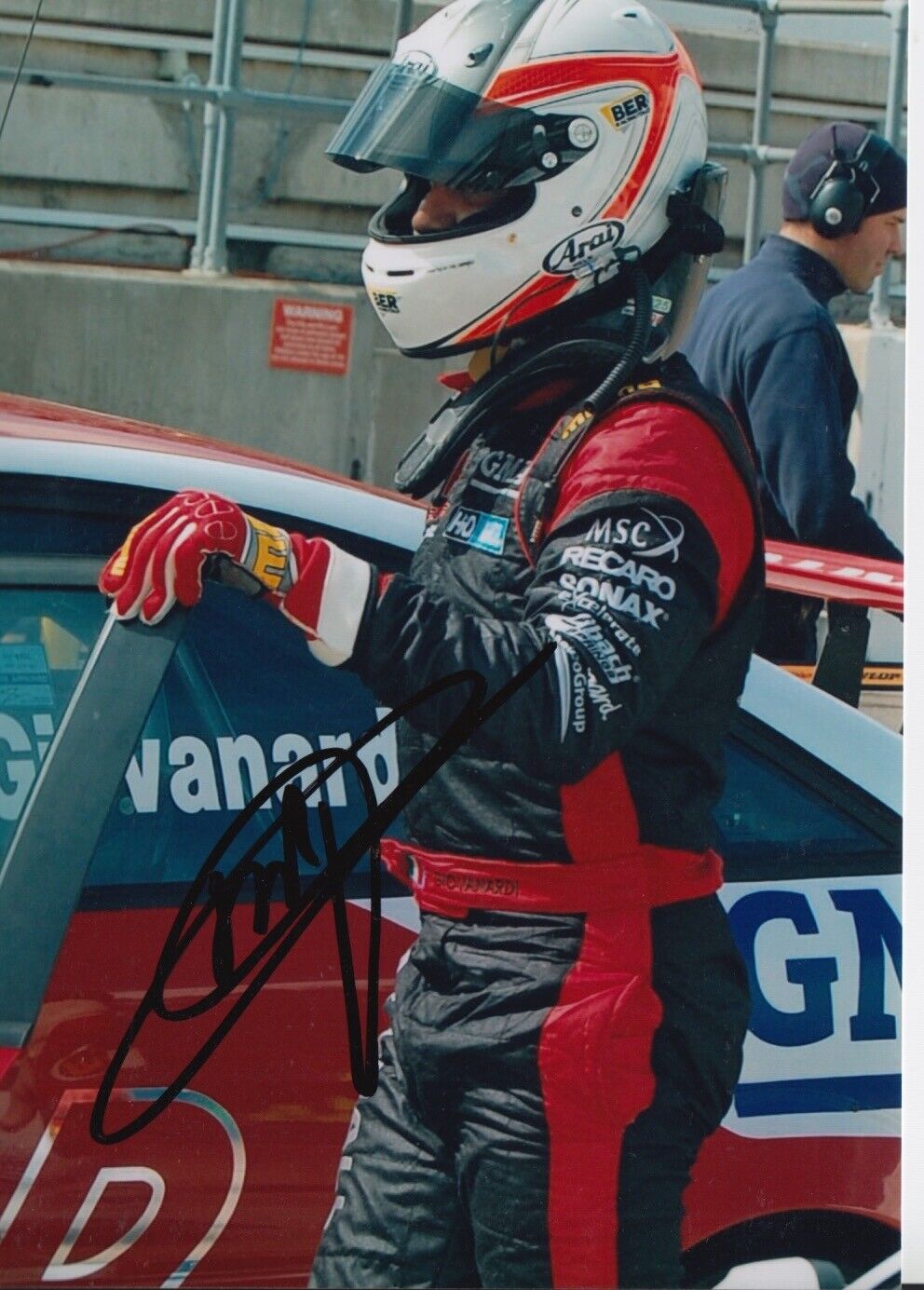 Fabrizio Giovanardi Hand Signed 7x5 Photo Poster painting - Touring Cars Autograph.